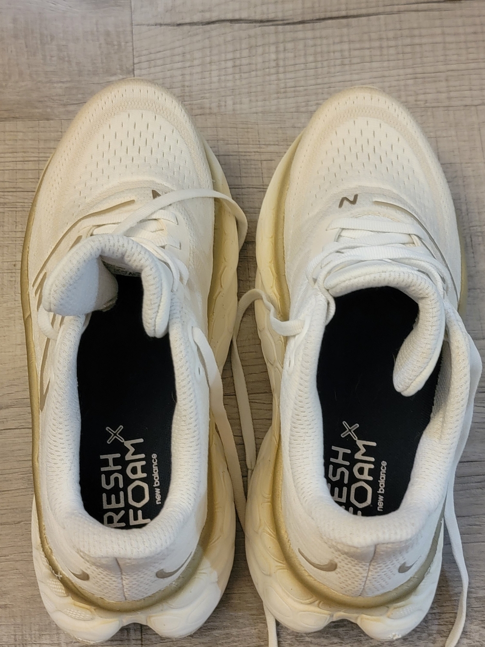 New Balance Women's Cream Running Sneakers - Picture 7 of 8